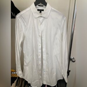 Banana Republic White Grant Fit Dress Shirt